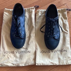 GENTLY USED MEN LOUIS VUITTON SNEAKERS; COMES WITH DUSTBAGS; SIZE 10